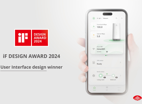 Askey CPE APP is the winner of 2024 iF DESIGN AWARD, the world-renowned design prize!