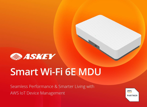 Askey 攜手 AWS IoT 於 MWC 2025 發表 Wi-Fi 6E MDU