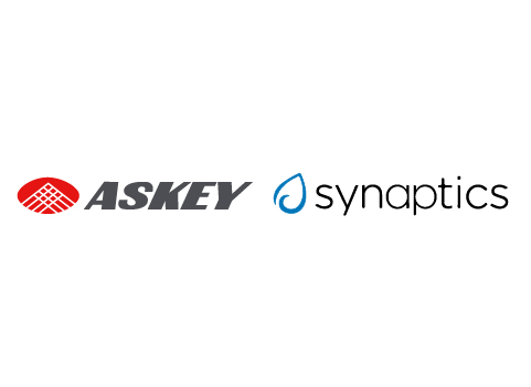 Askey Synaptics dual logos